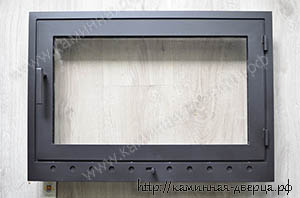 Дверца для камина с жаростойким стеклом керамикой Robax 119
